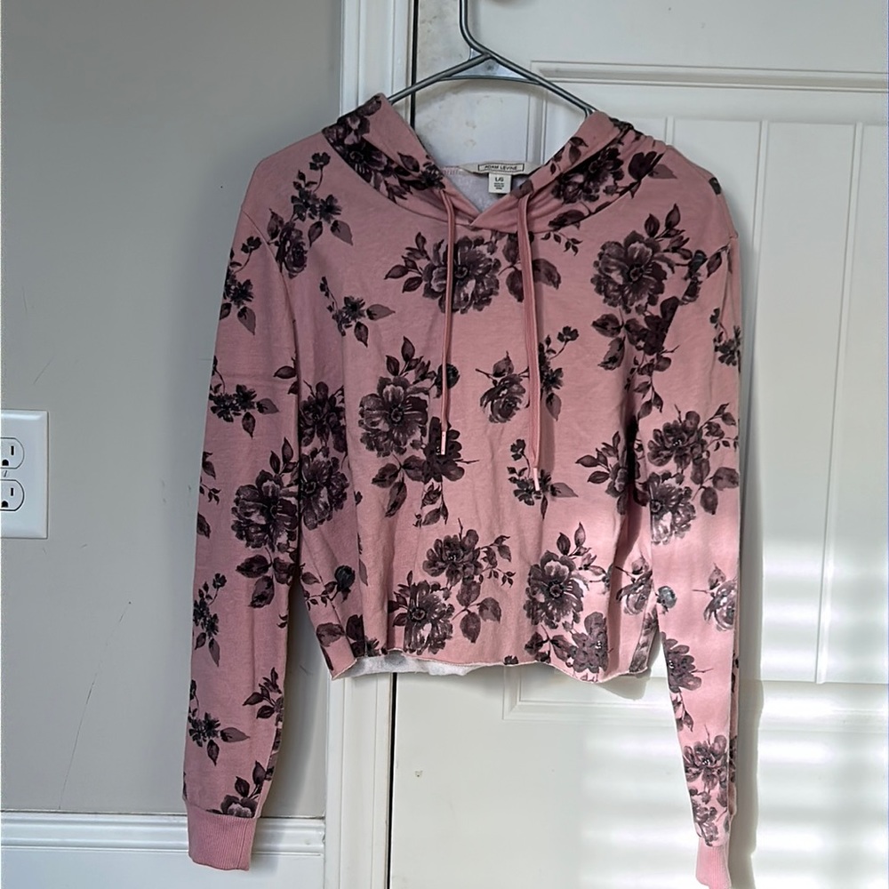 Adam Levine Croped Hoodie